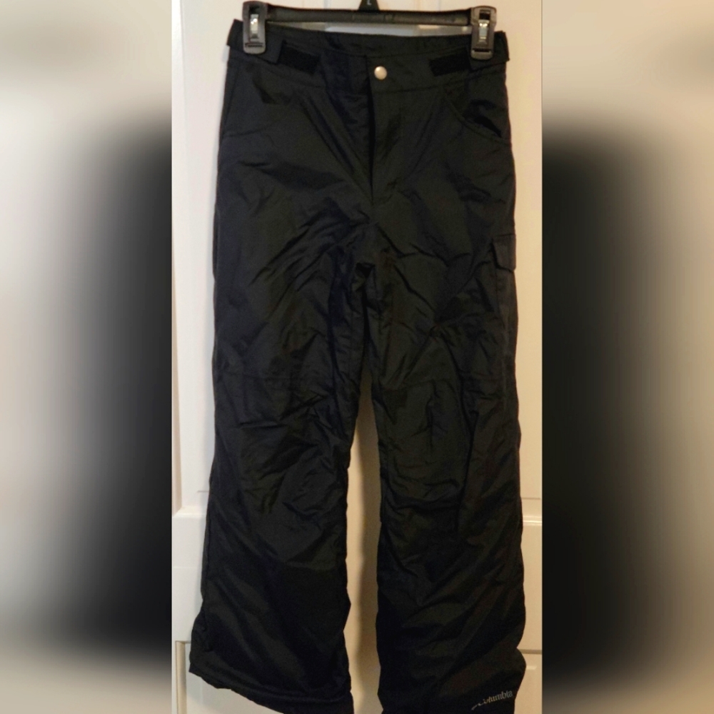 Columbia-Youth-Insulated Snow Pants-Gently Used-Size Medium-Black